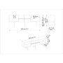 HANAH HOME TV polica Derin White - slika 5