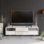HANAH HOME TV polica Derin White - slika 1