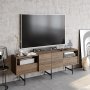 HANAH HOME TV polica Derin Walnut Black - slika 2