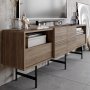 HANAH HOME TV polica Derin Walnut Black - slika 3