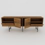 HANAH HOME TV polica Derin Walnut Black - slika 5