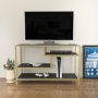 HANAH HOME TV polica Robbins - Gold Anthracite - slika 1