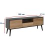 HANAH HOME TV polica Tvr 921 Et 1 - slika 5