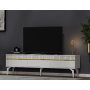 HANAH HOME TV polica Defne White Gold - slika 2