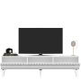 HANAH HOME TV polica Defne White Silver - slika 5