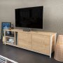 HANAH HOME TV polica Primrose White Oak - slika 2