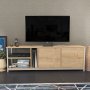 HANAH HOME TV polica Primrose White Oak - slika 1