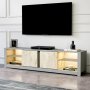 HANAH HOME TV polica Aydos Grey Travertine - slika 3
