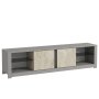 HANAH HOME TV polica Aydos Grey Travertine - slika 4
