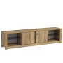 HANAH HOME TV polica Aydos Oak - slika 4