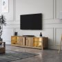 HANAH HOME TV polica Aydos Oak - slika 1