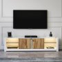HANAH HOME TV polica Aydos White Oak - slika 2