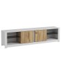 HANAH HOME TV polica Aydos White Oak - slika 4