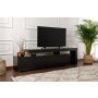 HANAH HOME TV polica Beliz Wood Black - slika 3