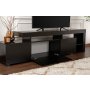 HANAH HOME TV polica Beliz Wood Black - slika 4