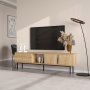 HANAH HOME TV polica Ramsey Sapphire Oak - slika 2
