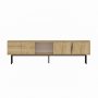 HANAH HOME TV polica Ramsey Sapphire Oak - slika 5