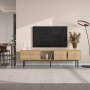HANAH HOME TV polica Ramsey Sapphire Oak - slika 1