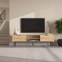 HANAH HOME TV polica Paul Sapphire Oak - slika 1