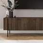 HANAH HOME TV polica Herman Walnut - slika 3