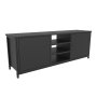 HANAH HOME TV polica Otis Black Anthracite - slika 4