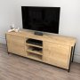 HANAH HOME TV polica Otis Black Oak - slika 2