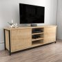 HANAH HOME TV polica Otis Black Oak - slika 3