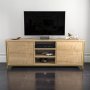 HANAH HOME TV polica Otis Gold Oak - slika 1