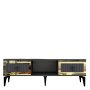 HANAH HOME TV polica Linda Anthracite Gold - slika 3