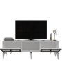 HANAH HOME TV polica Linda White Silver - slika 2
