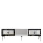 HANAH HOME TV polica Linda White Silver - slika 3