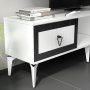 HANAH HOME TV polica Linda White Silver - slika 4