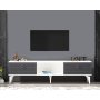 HANAH HOME TV polica Arona White Anthracite - slika 1