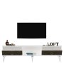 HANAH HOME TV polica Arona White Walnut - slika 3