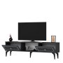 HANAH HOME TV polica Herry Anthracite Silver - slika 2