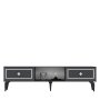 HANAH HOME TV polica Herry Anthracite Silver - slika 3