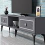 HANAH HOME TV polica Herry Anthracite Silver - slika 4