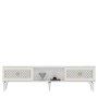 HANAH HOME TV polica Herry White Gold - slika 3