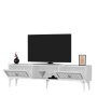 HANAH HOME TV polica Herry White Silver - slika 2