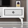 HANAH HOME TV polica Herry White Silver - slika 5