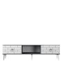 HANAH HOME TV polica Varna Anthracite White - slika 5