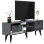 HANAH HOME TV polica Lidya Anthracite Silver - slika 5
