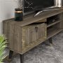 HANAH HOME TV polica Lidya Walnut Gold - slika 4