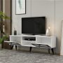 HANAH HOME TV polica Lidya White Silver - slika 3