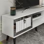 HANAH HOME TV polica Lidya White Silver - slika 4