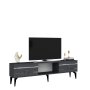 HANAH HOME TV polica Pelin Anthracite Silver - slika 4