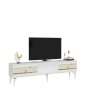 HANAH HOME TV polica Pelin White Gold - slika 4