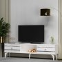 HANAH HOME TV polica Pelin White Silver - slika 2