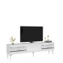 HANAH HOME TV polica Pelin White Silver - slika 4