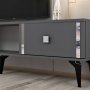 HANAH HOME TV polica Doruk Anthracite Silver - slika 3
